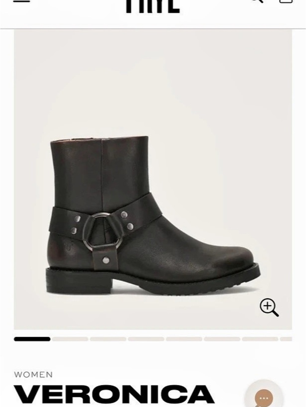 Frye Veronica Leather Moto Ankle Boots